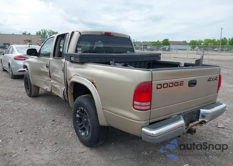 2002 Dodge Dakota Slt из США, поврежденный, VIN 1B7HG48N32S721409